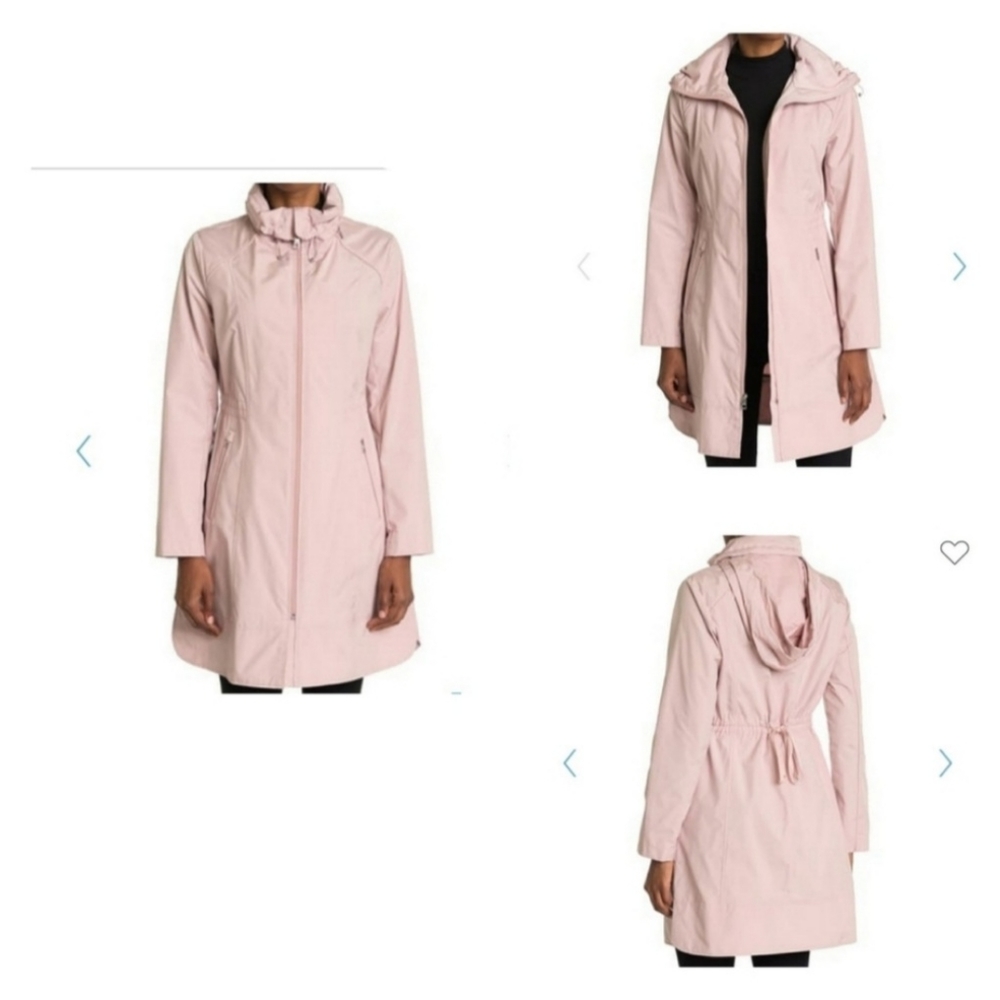 Cole Haan Packable Hooded Raincoat
